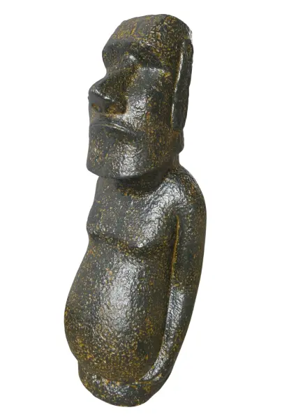 Product image 4 of the product “Moai full body, 81cm Height | GRC (Glassfibre Reinforced Concrete), Copper Finish ”